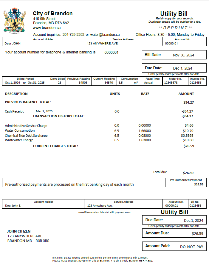 Minol USA business utility bill 